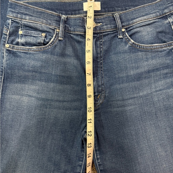 MOTHER Denim Insider Crop Step Fray in Turn of the Tide size 31 - Picture 9 of 10